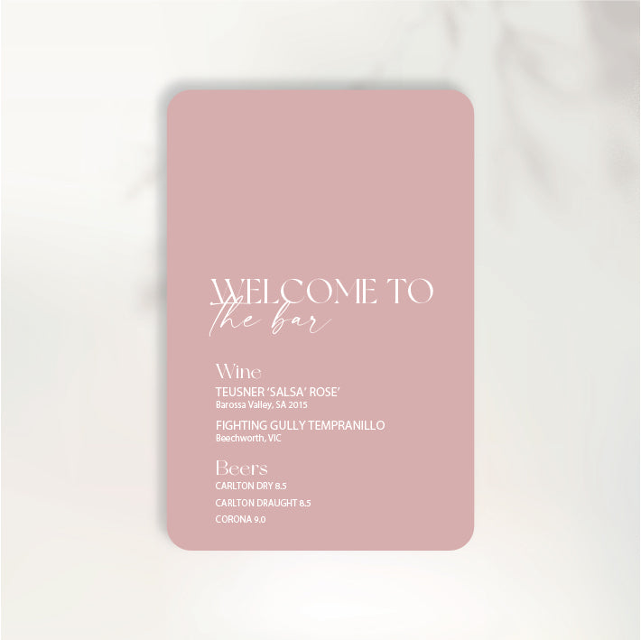 Timeless Love Bar Sign