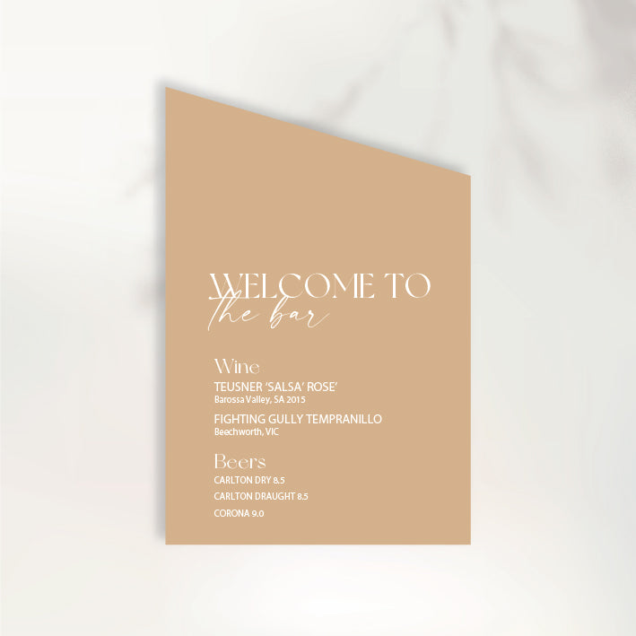 Timeless Love Bar Sign