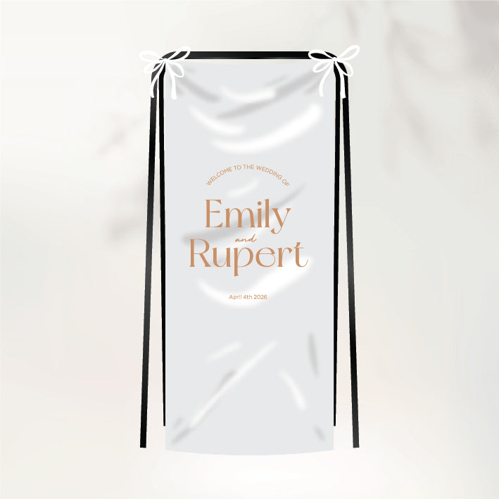 Love You More Fabric Sign