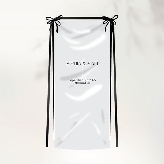 Adore You Fabric Sign