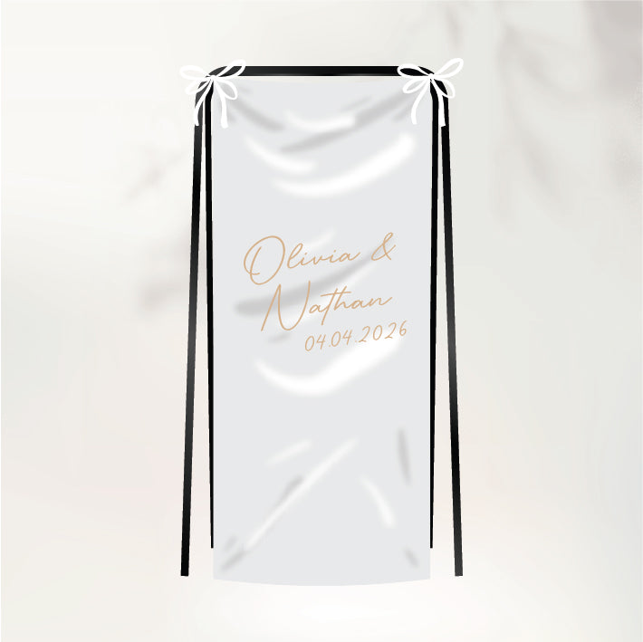 Cherished Fabric Sign