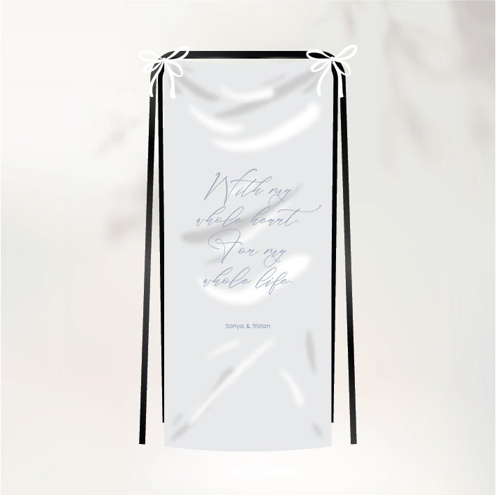 Sweetheart Fabric Sign