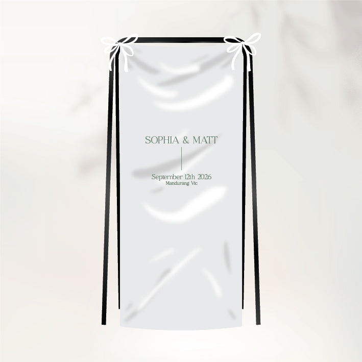 Adore You Fabric Sign