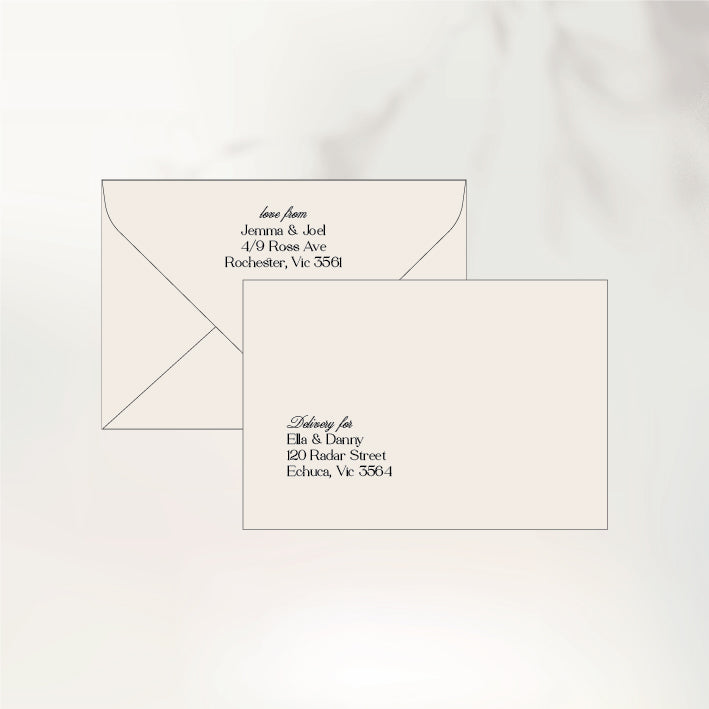 Ever After Envelopes