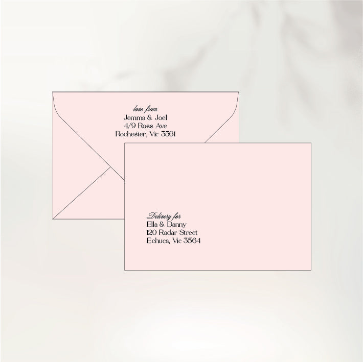 Ever After Envelopes