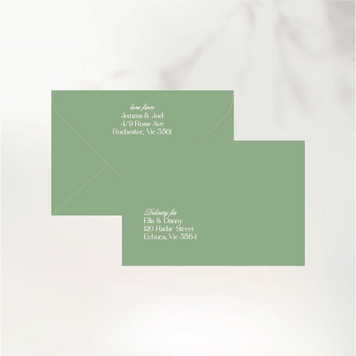 Ever After Envelopes