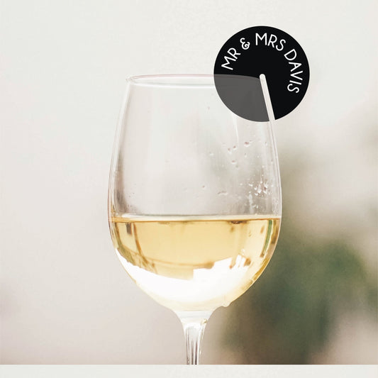 Mr & Mrs Drink Tags