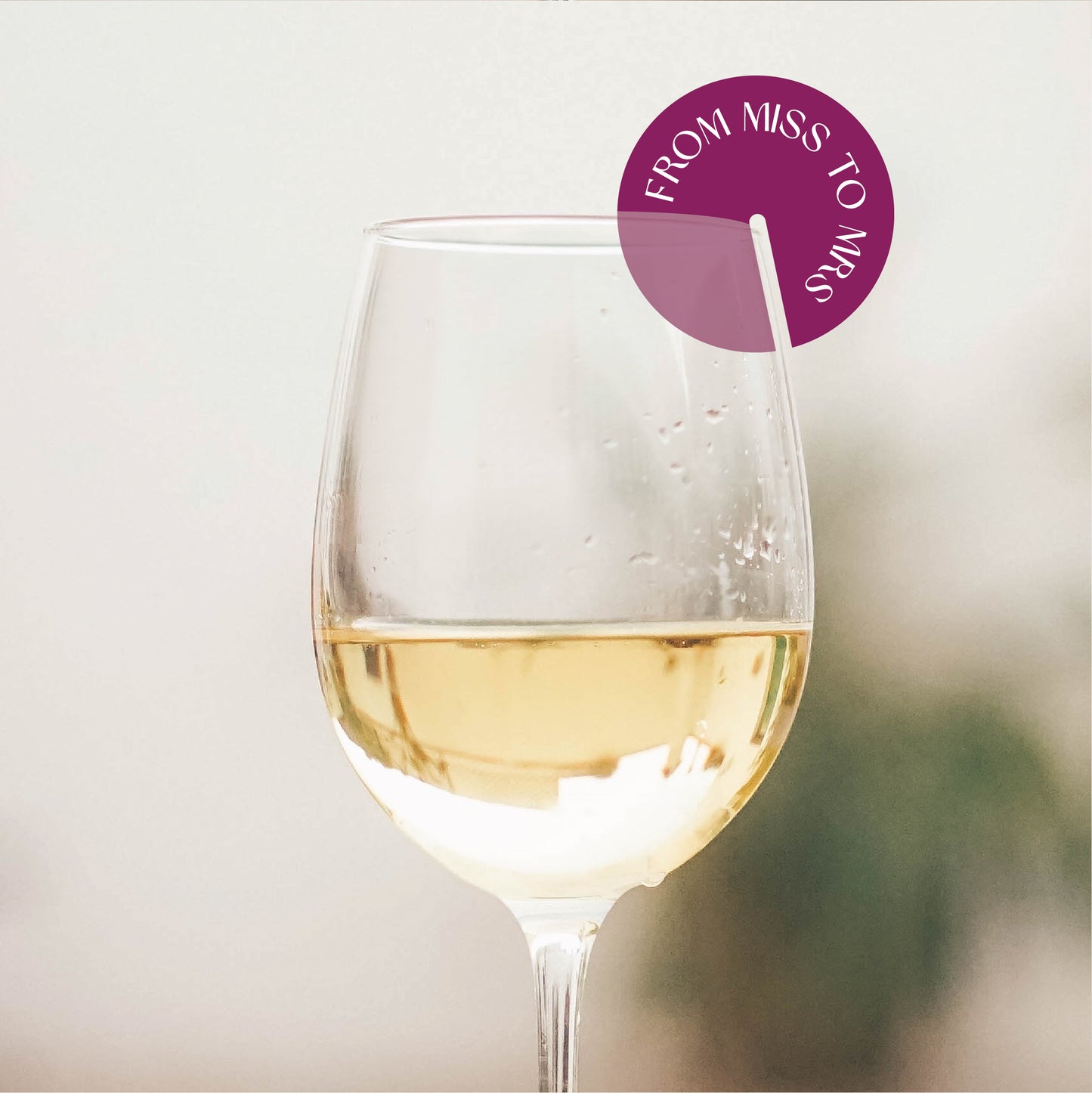 From Miss To Mrs Drink Tags