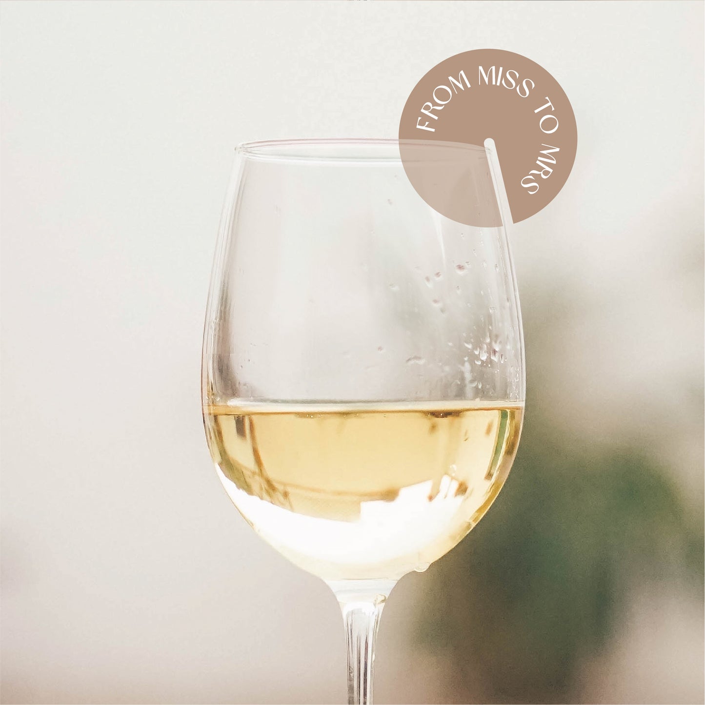 From Miss To Mrs Drink Tags