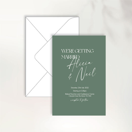 Timeless Love Invitation
