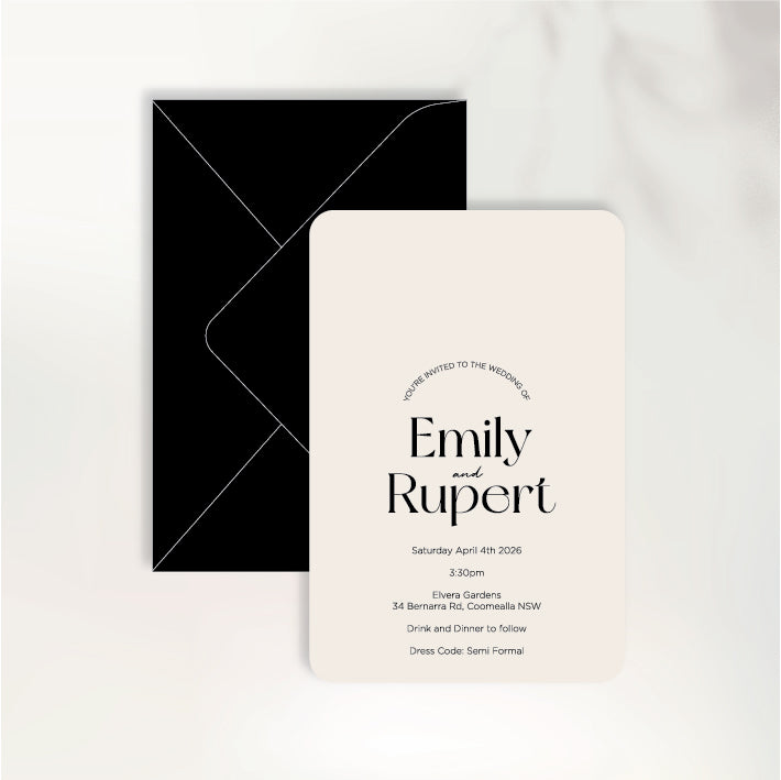 Love You More Invitation