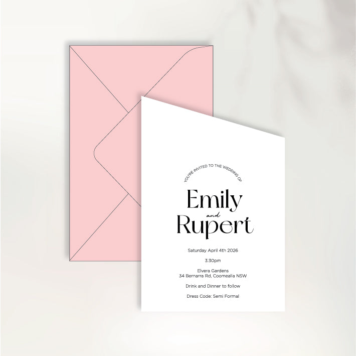 Love You More Invitation