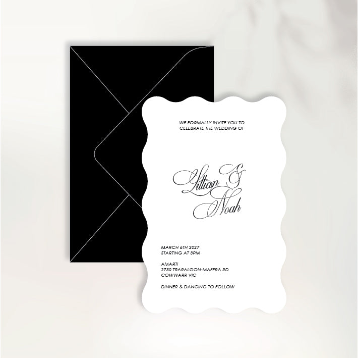 Lettre D'Amour Invitation