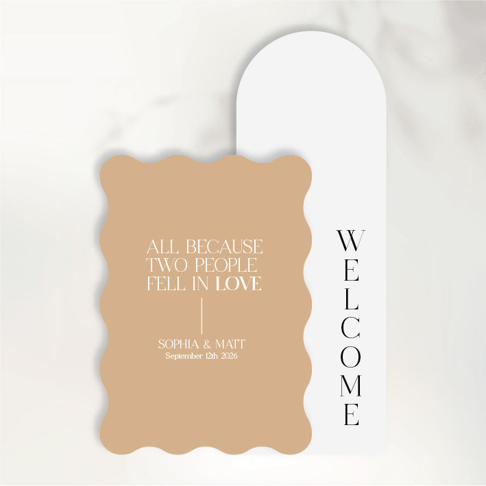 Adore You Signage Duo