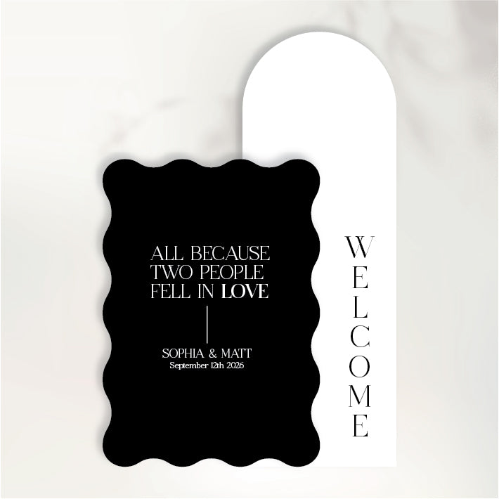 Adore You Signage Duo