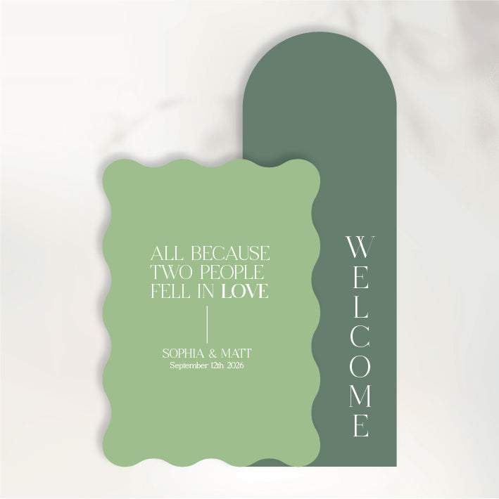 Adore You Signage Duo