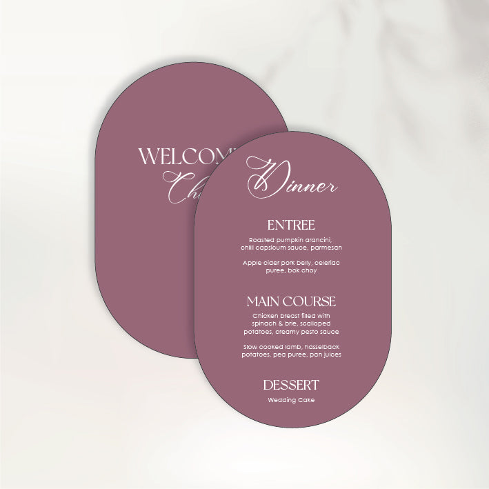 Those Little Moments Menu