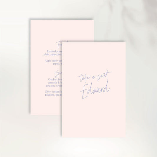 Endless Butterflies Menu