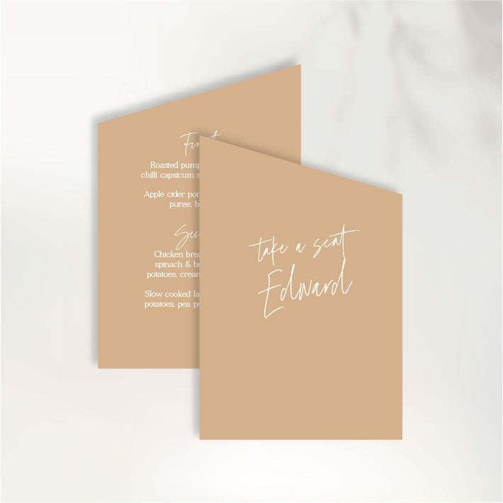 Endless Butterflies Menu