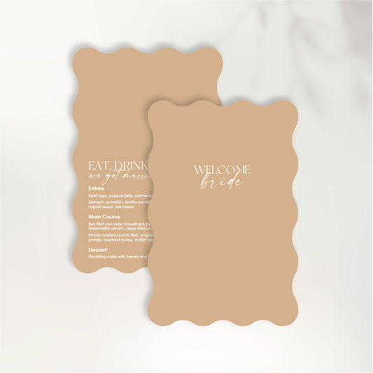 Timeless Love Menu