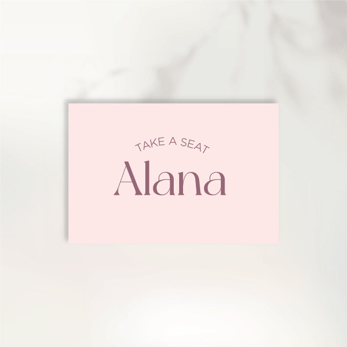 Love You More Place Card