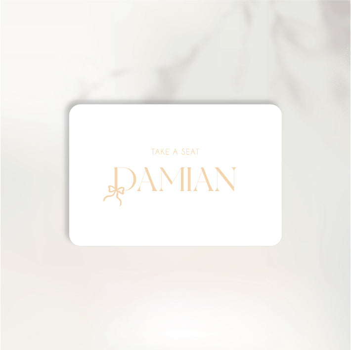 Honey Place Card