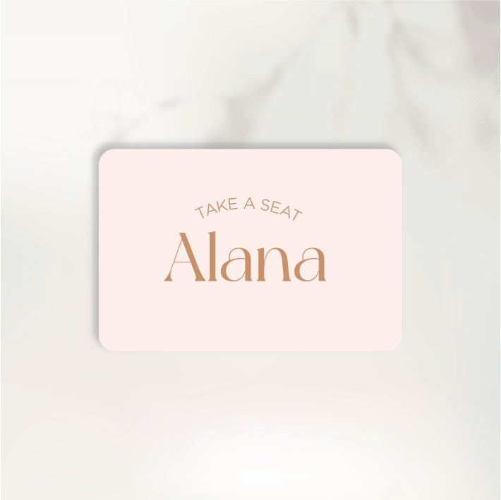 Love You More Place Card