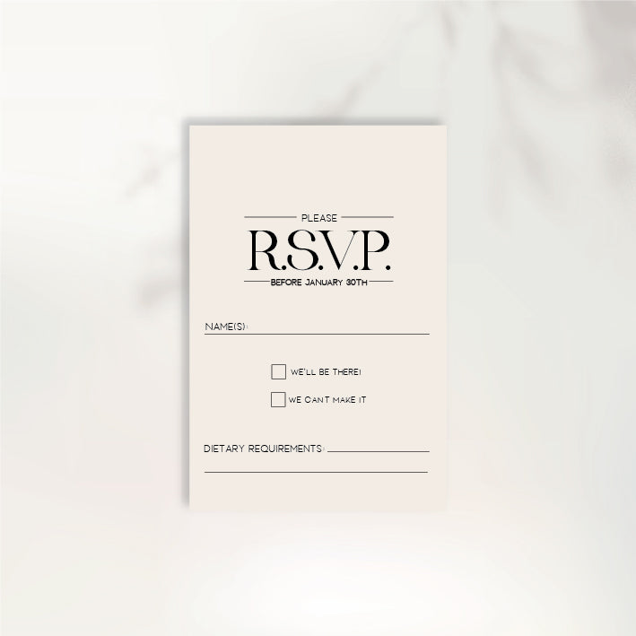 Perfect RSVP