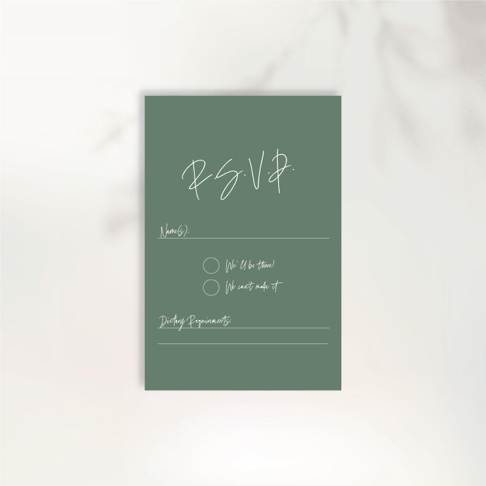 Endless Butterflies RSVP