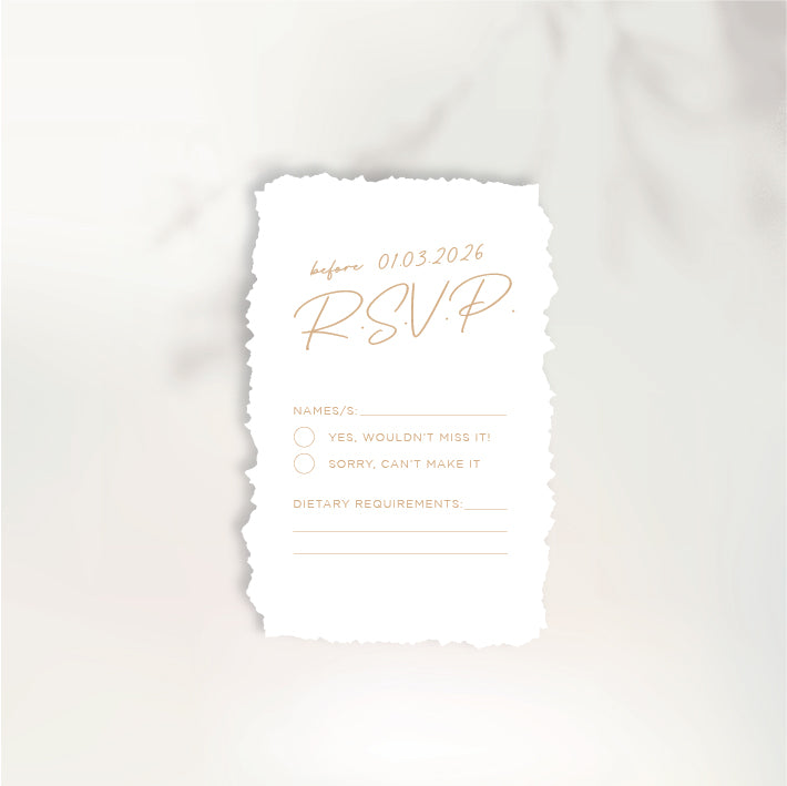 Cherished RSVP