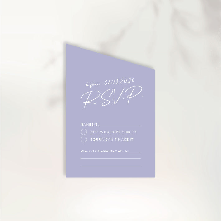 Cherished RSVP