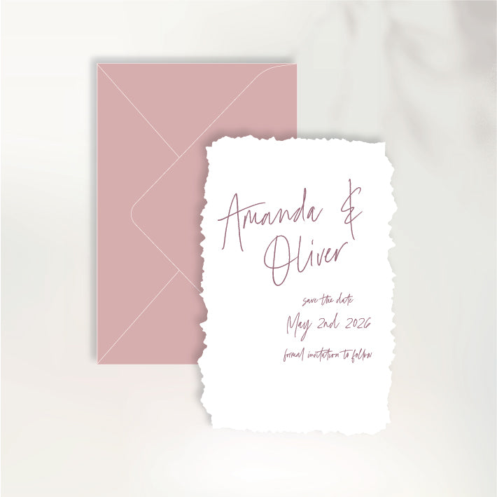 Endless Butterflies Save the Date