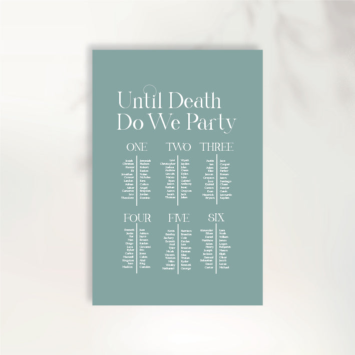 Perfect Seating Chart