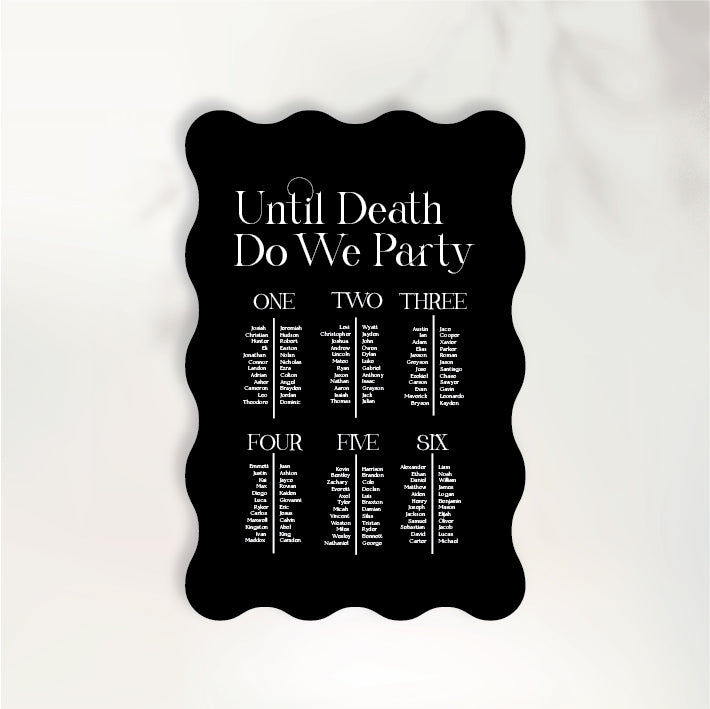 Perfect Seating Chart