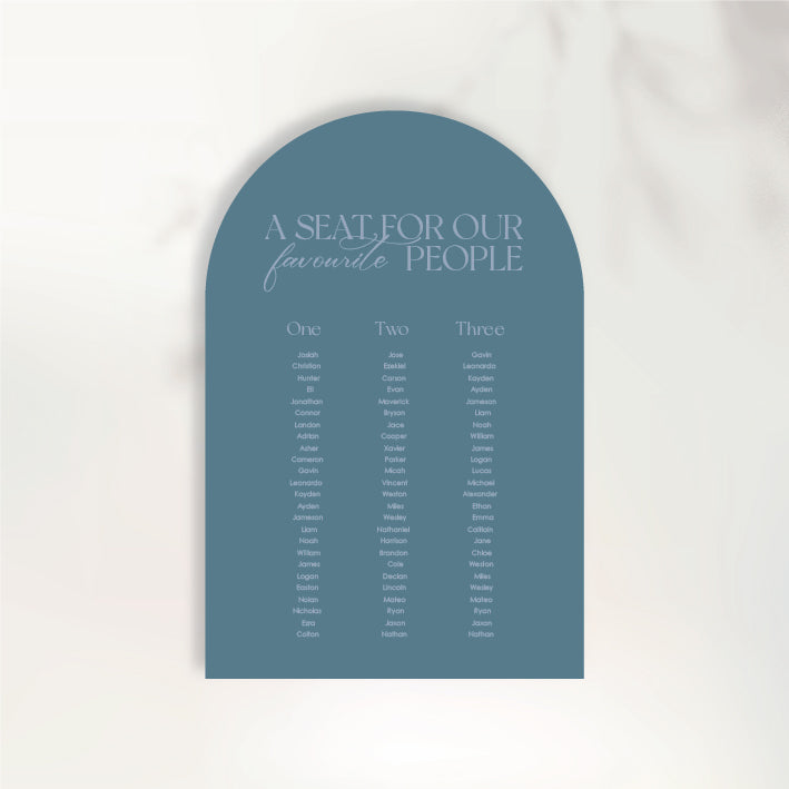 Those Little Moments Seating Chart