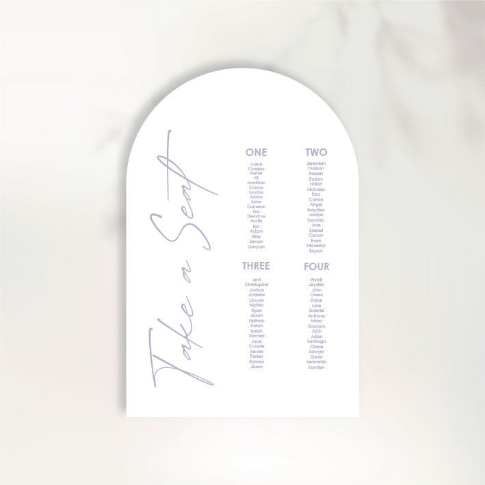 Today & Always Seating Chart