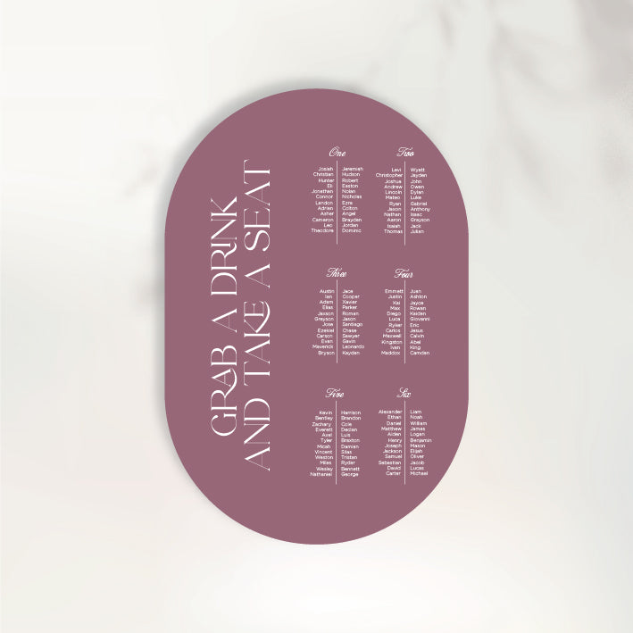 Ever After Seating Chart