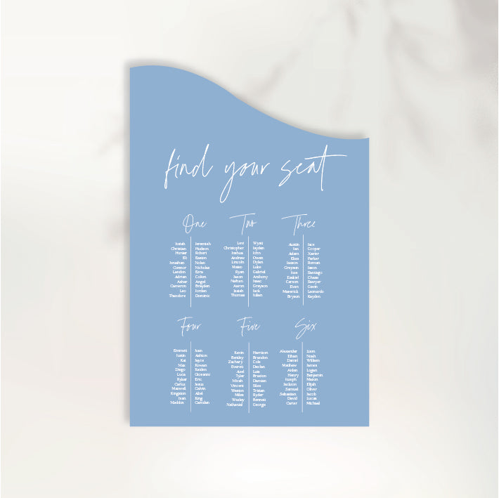 Endless Butterflies Seating Chart