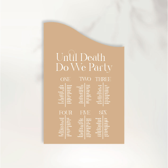 Perfect Seating Chart