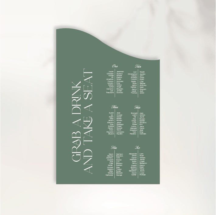 Ever After Seating Chart