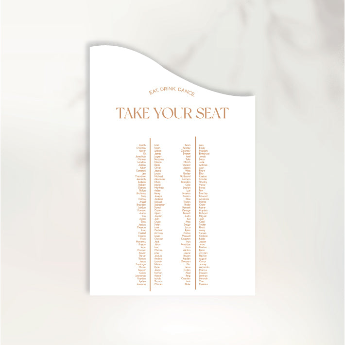 Love You More Seating Chart