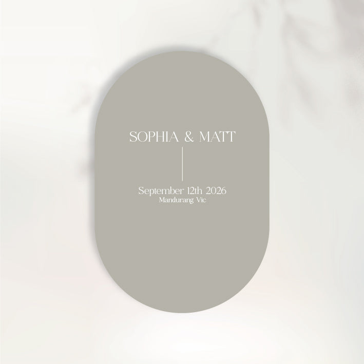 Adore You Welcome Sign