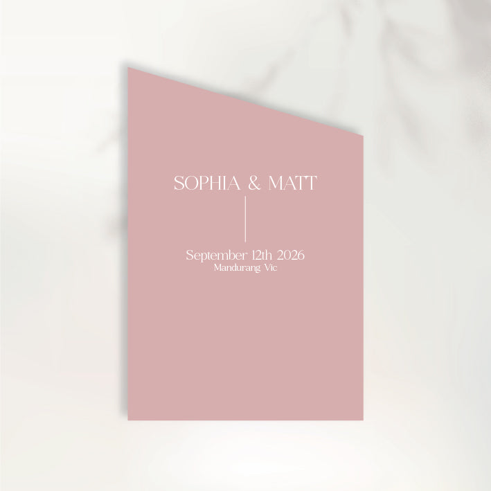 Adore You Welcome Sign