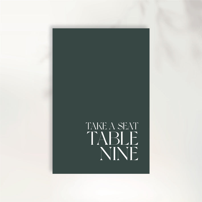 Love You More Table Numbers