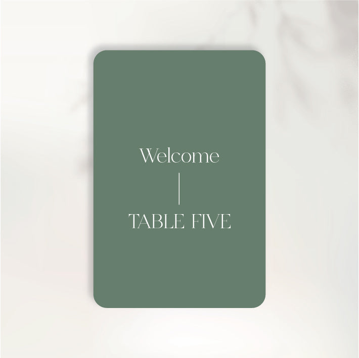 Adore You Table Numbers