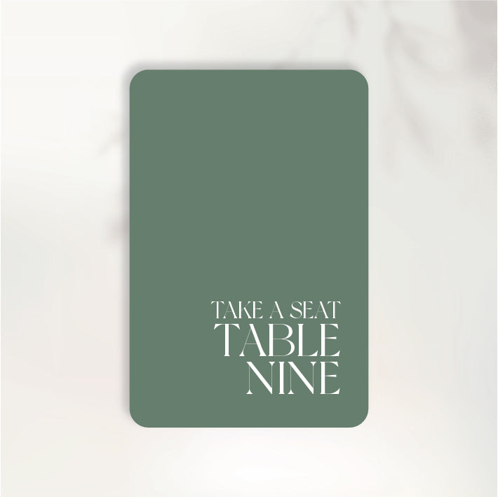 Love You More Table Numbers