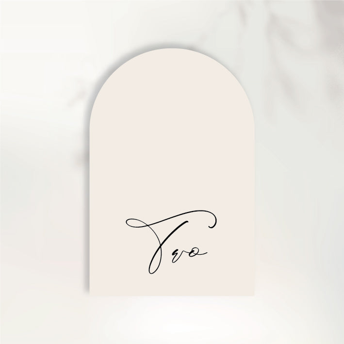 Sweetheart Table Numbers