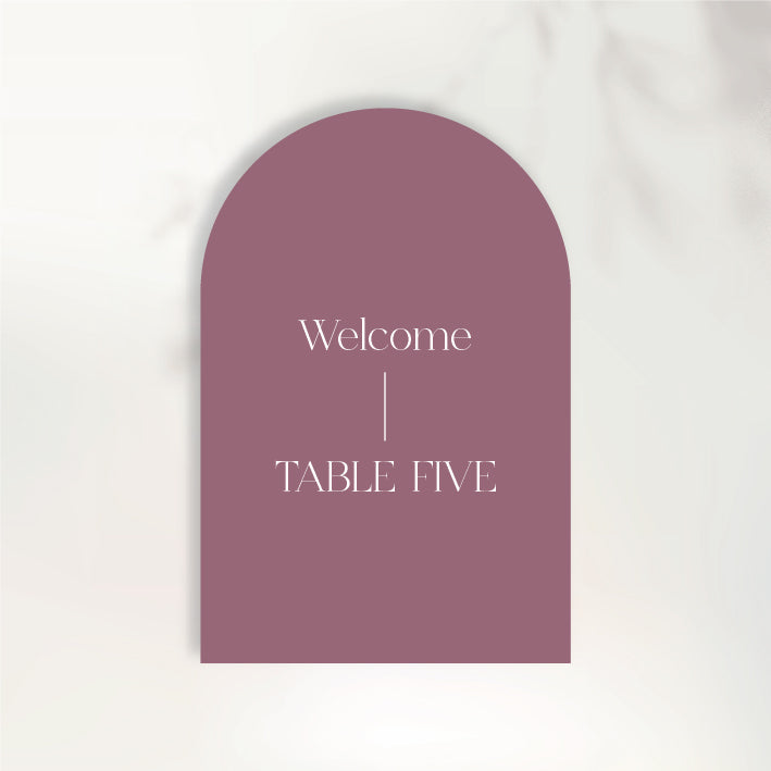 Adore You Table Numbers