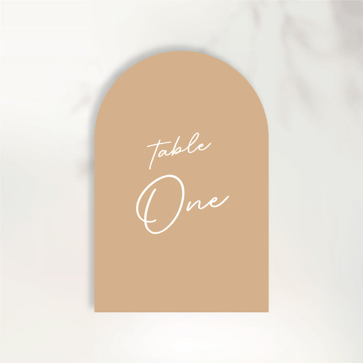 Cherished Table Numbers