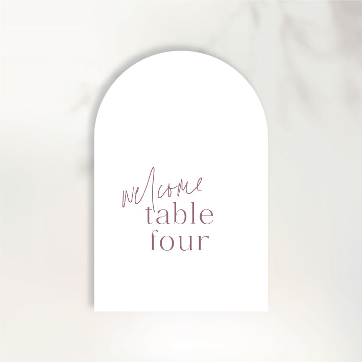 I'm Yours Table Numbers